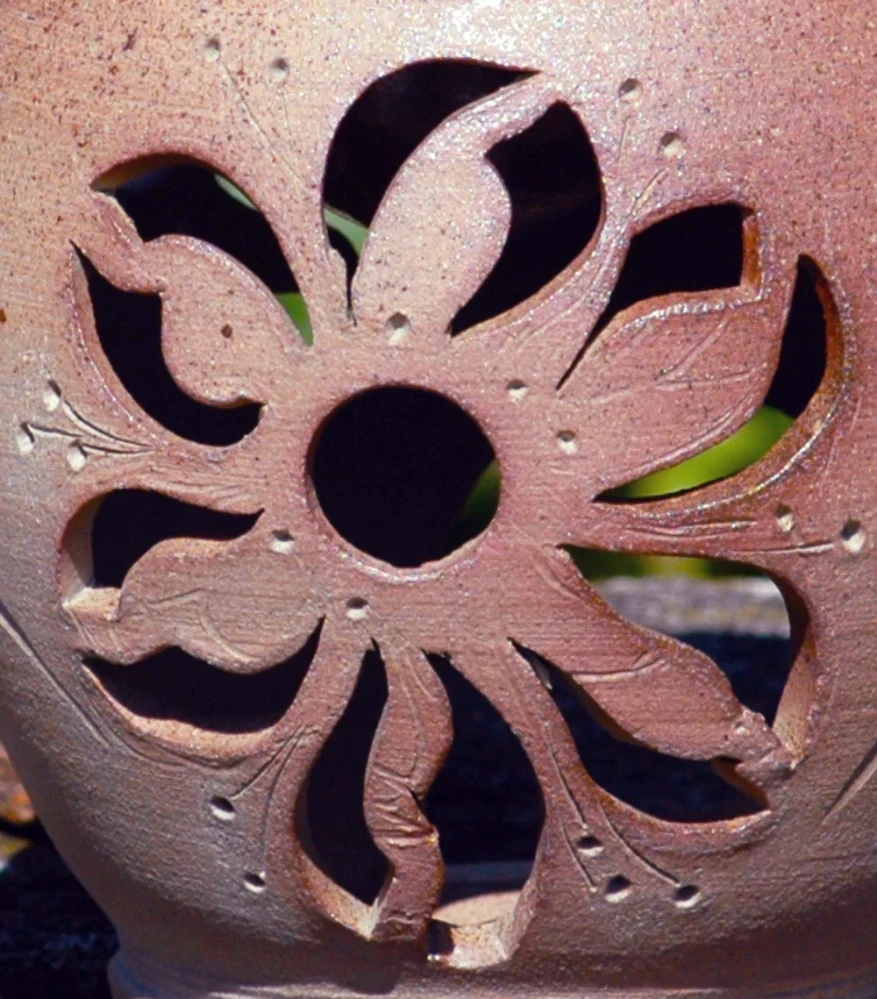 Aroma lampa - květinový motiv