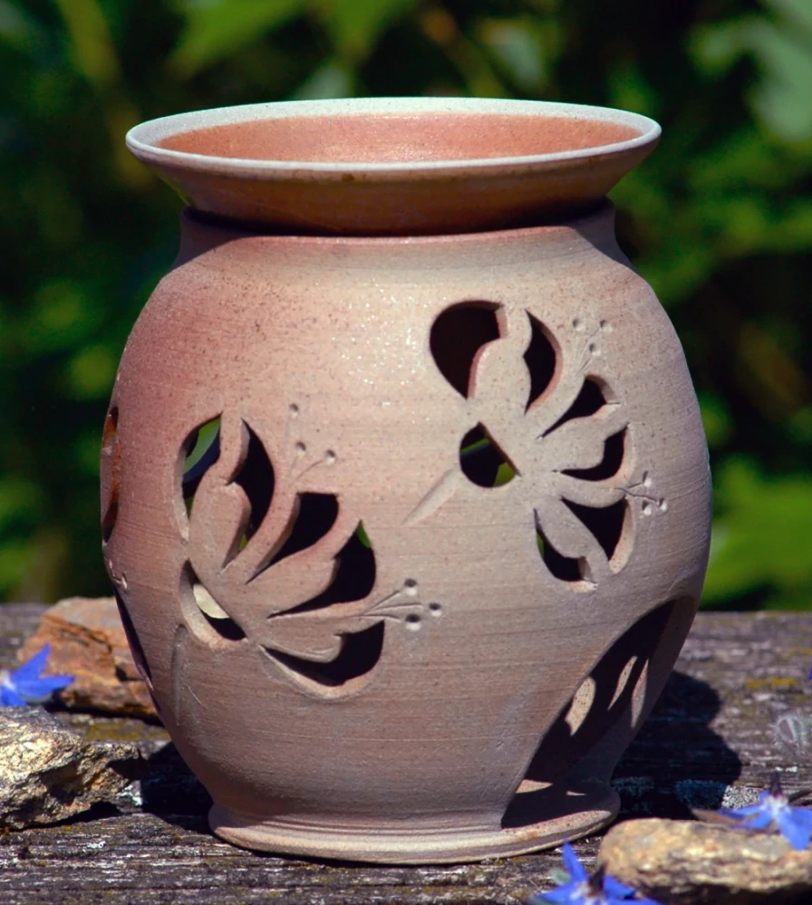 Aroma lampa - květinový motiv