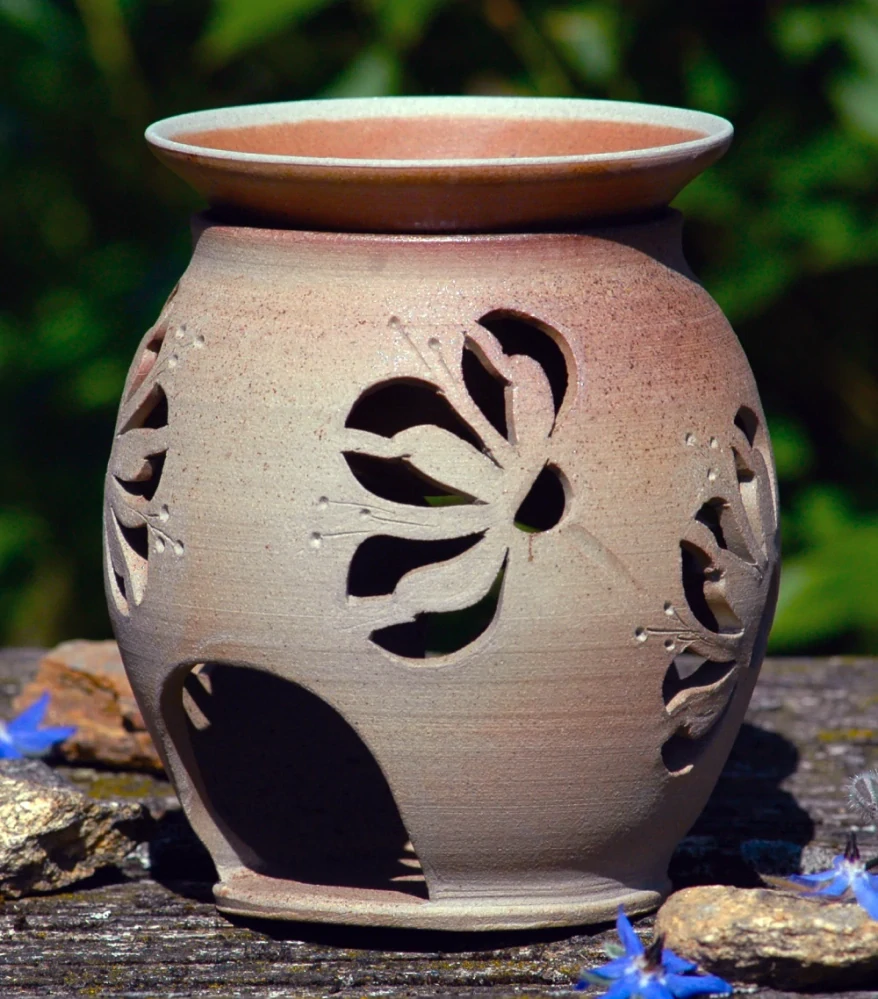 Aroma lampa - květinový motiv