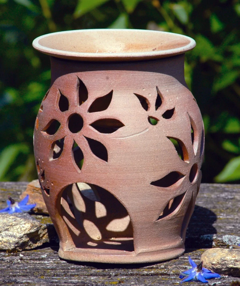 Aroma lampa - květinový motiv