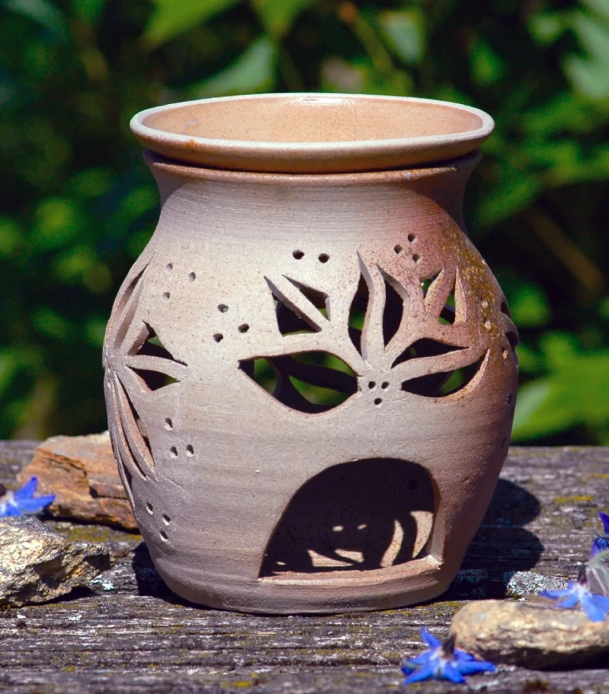 Aroma lampa - květinový motiv