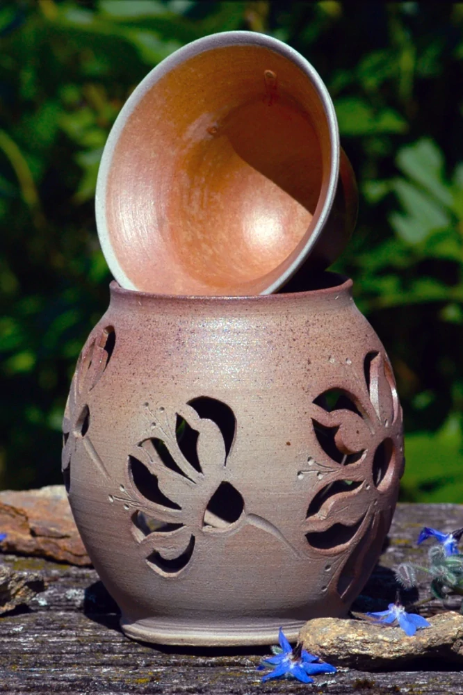 Aroma lampa - květinový motiv