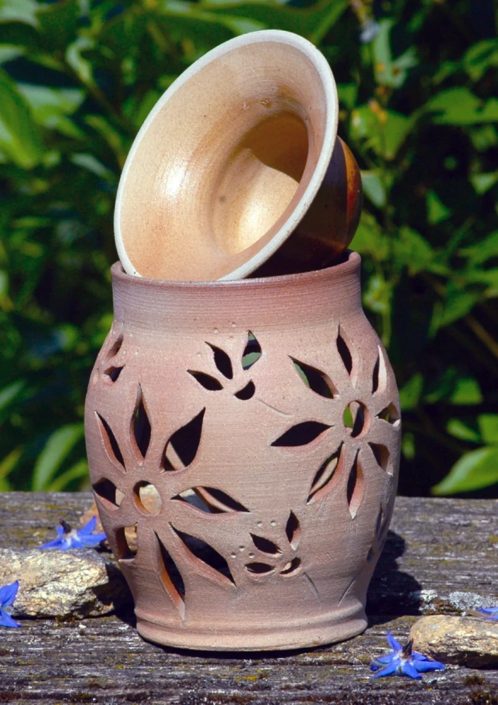 Aroma lampa - květinový motiv