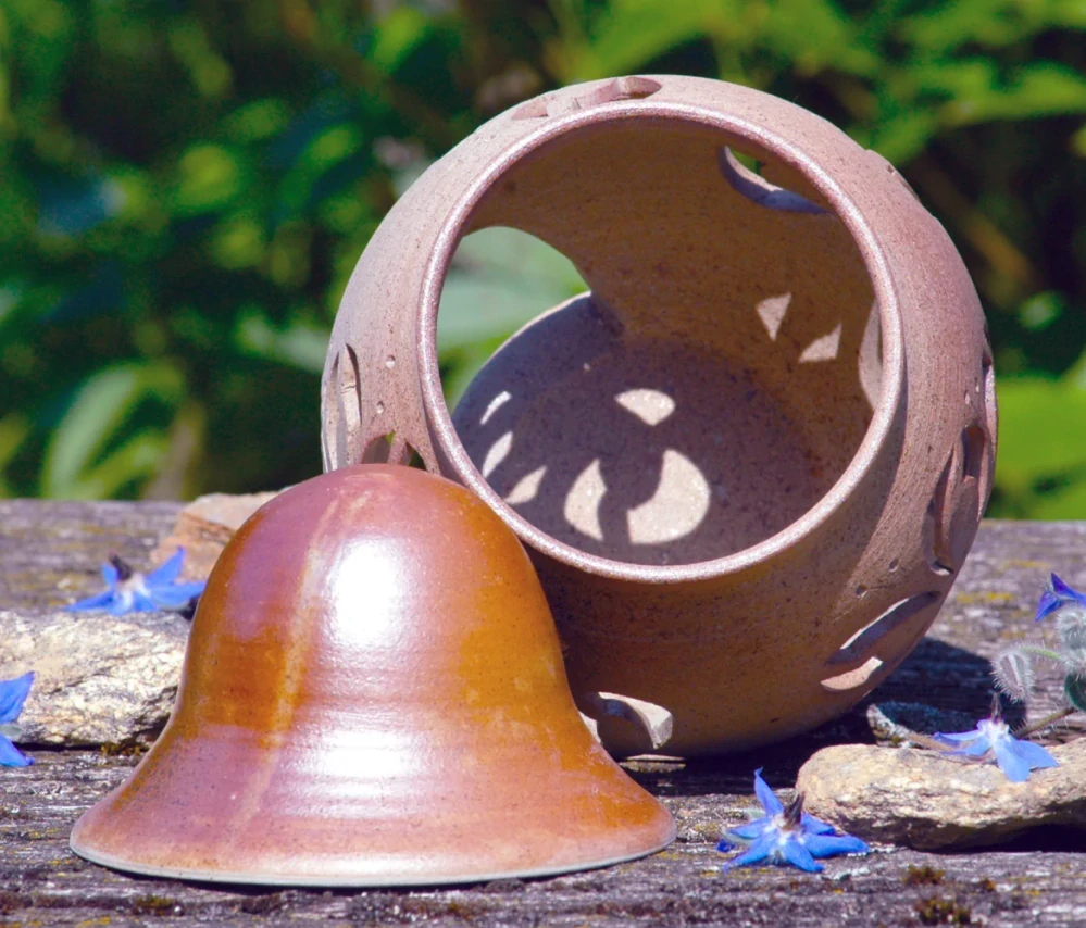 Aroma lampa - květinový motiv