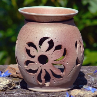 Aroma lampa - květinový motiv