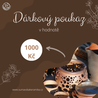 Dárkový poukaz 1000 Kč